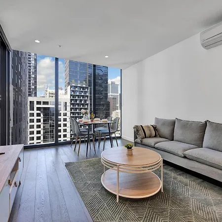 Eq Tower Modern Apartments Melbourne Central Cbd Exterior photo